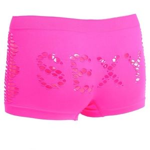 NWT “SEXY” Seamless Bootyshorts Boyshorts RED